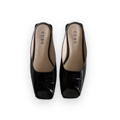 SELENE Peep-Toe Mule