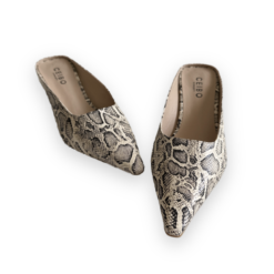 Mules animal print serpiente